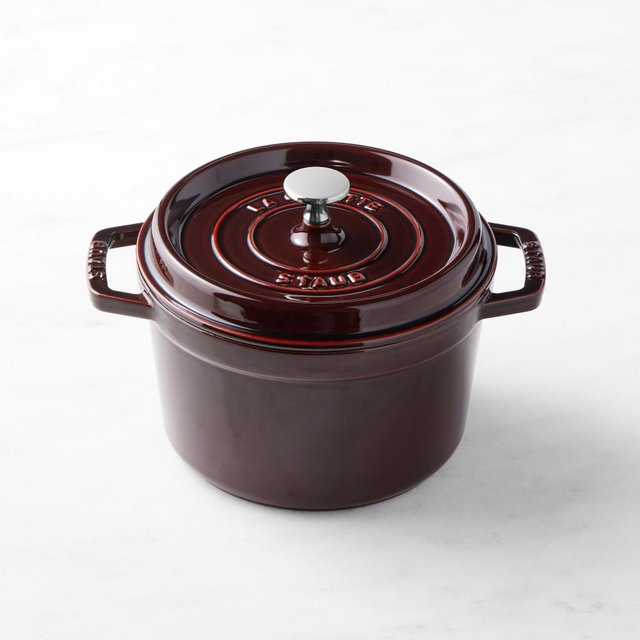 Staub Enameled Cast Iron Deep Oven, 3-Qt., Grenadine