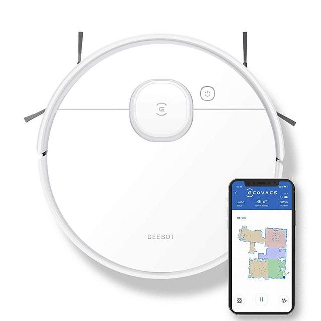 ECOVACS DEEBOT N7 Robot Vacuum Cleaner and Mop, Powerful 2300Pa Suction, Advanced Laser-Based LiDAR Navigation, Multi-Floor Mapping, Customized Cleaning by Room, Up to 110 Minutes Runtime