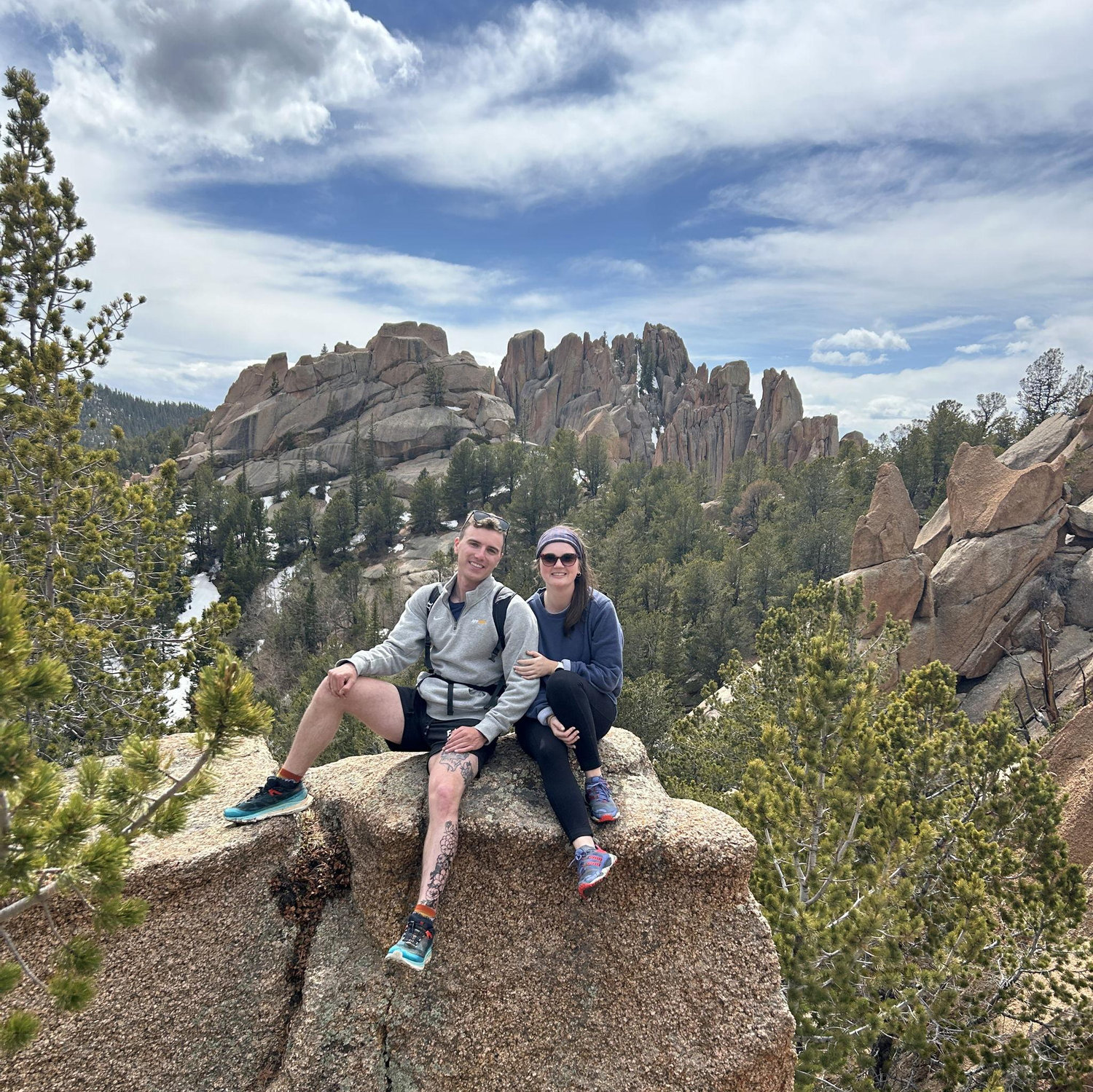 Hiking the Crags in CO