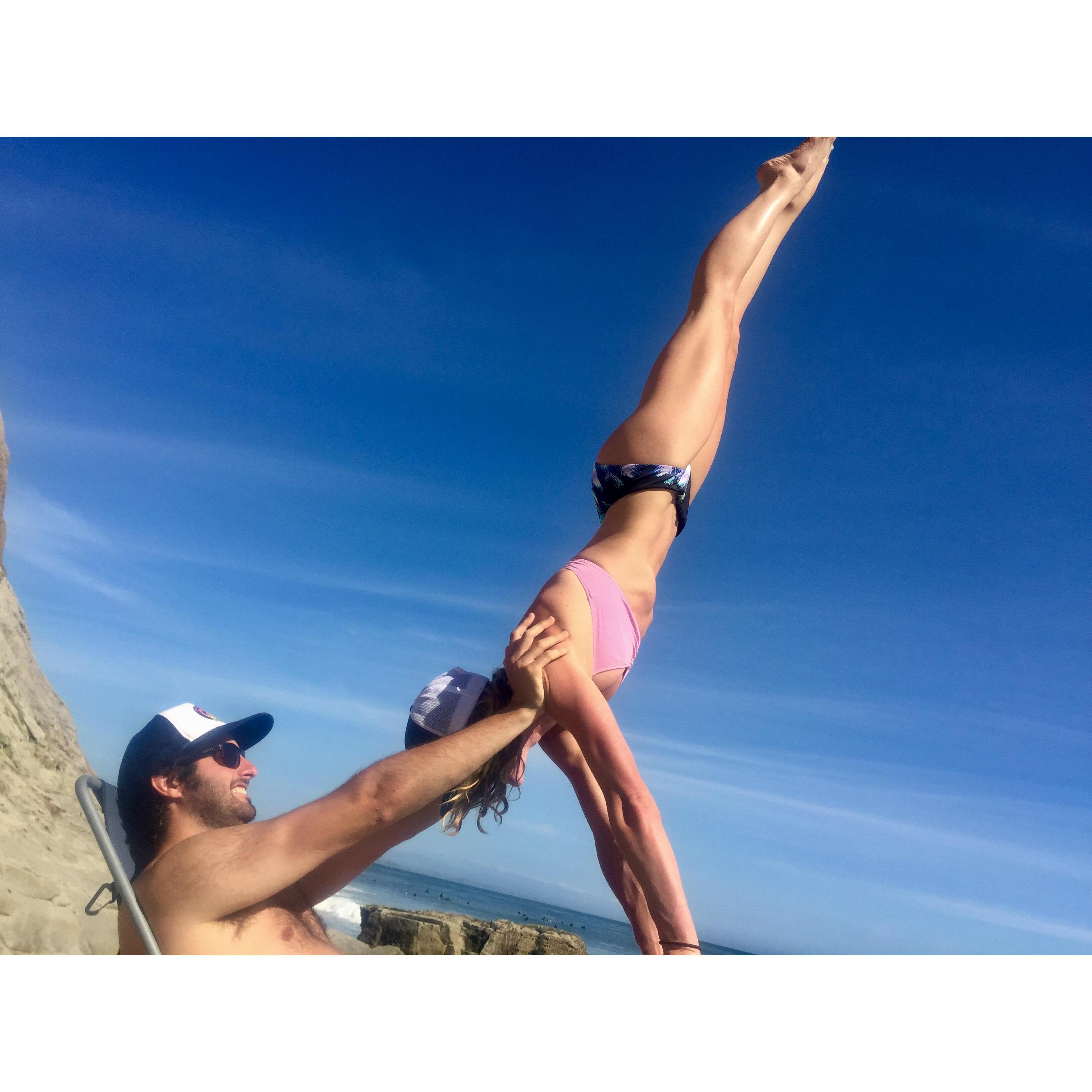 Daily handstand dose