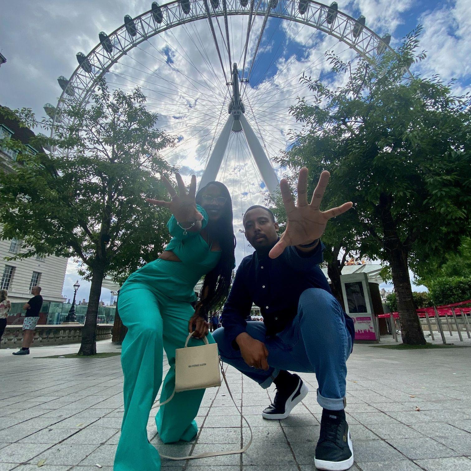 My personal tour guide through London. Oh, and yes he was the creative brains behind this photo! Okay Julius!