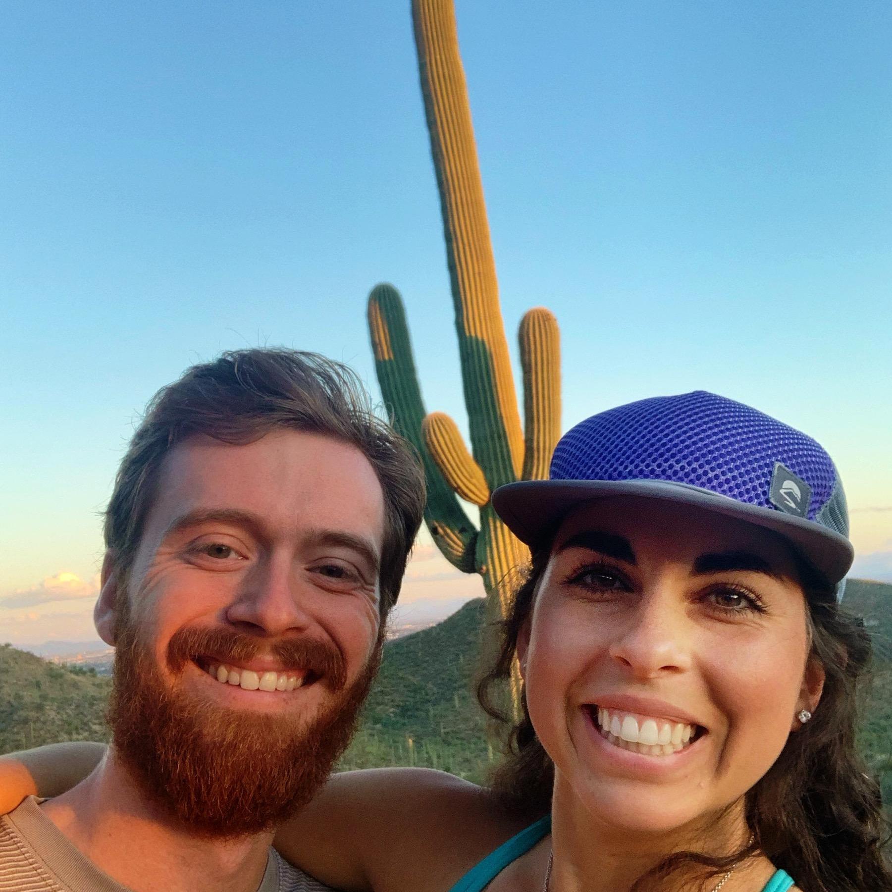 Running the local trails behind David's house