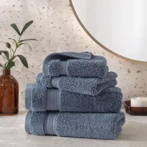 Charisma 100% Hygrocotton Towel Sets | Blue Hand Towels, Wash Cloths