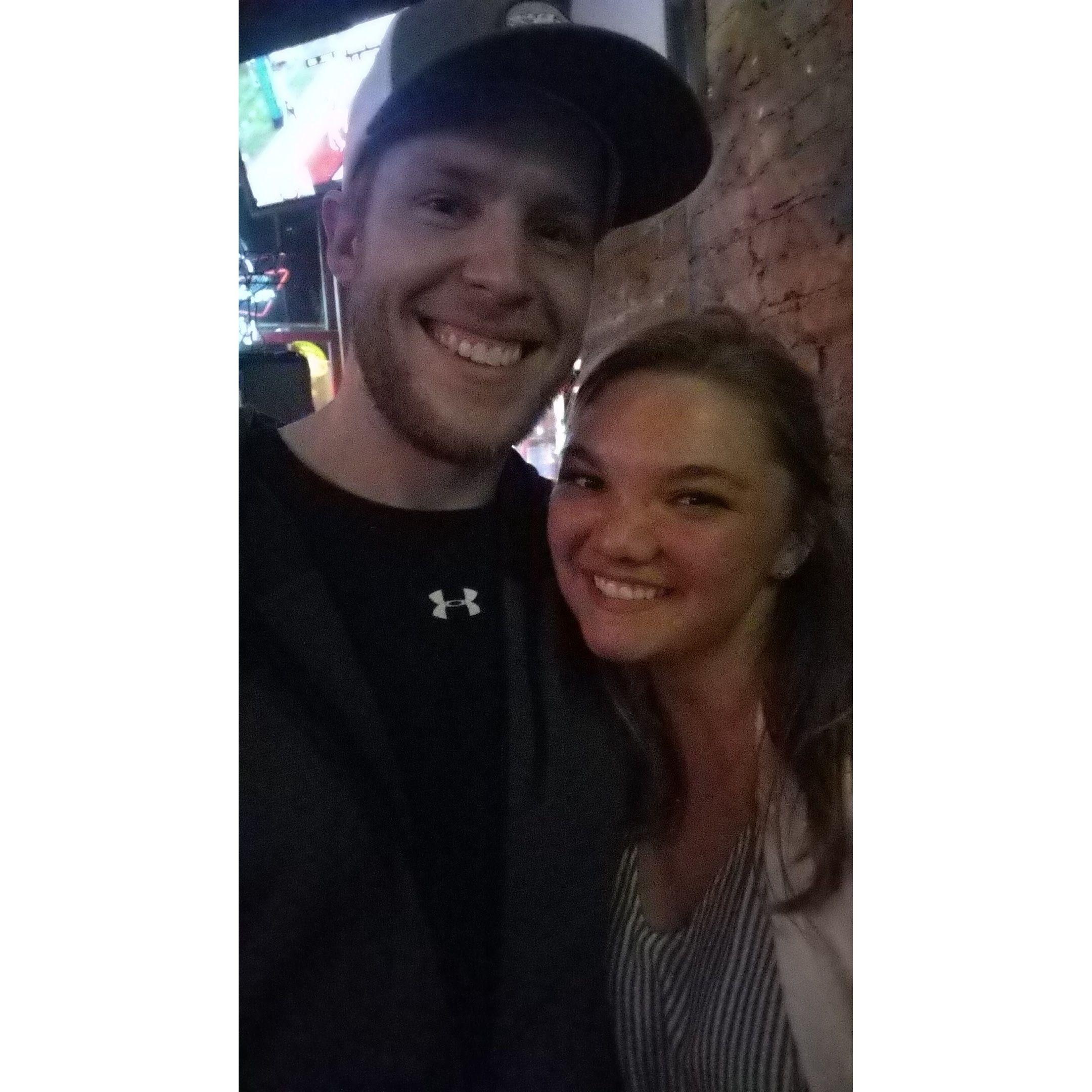 Our first photo together, and many more to come!
