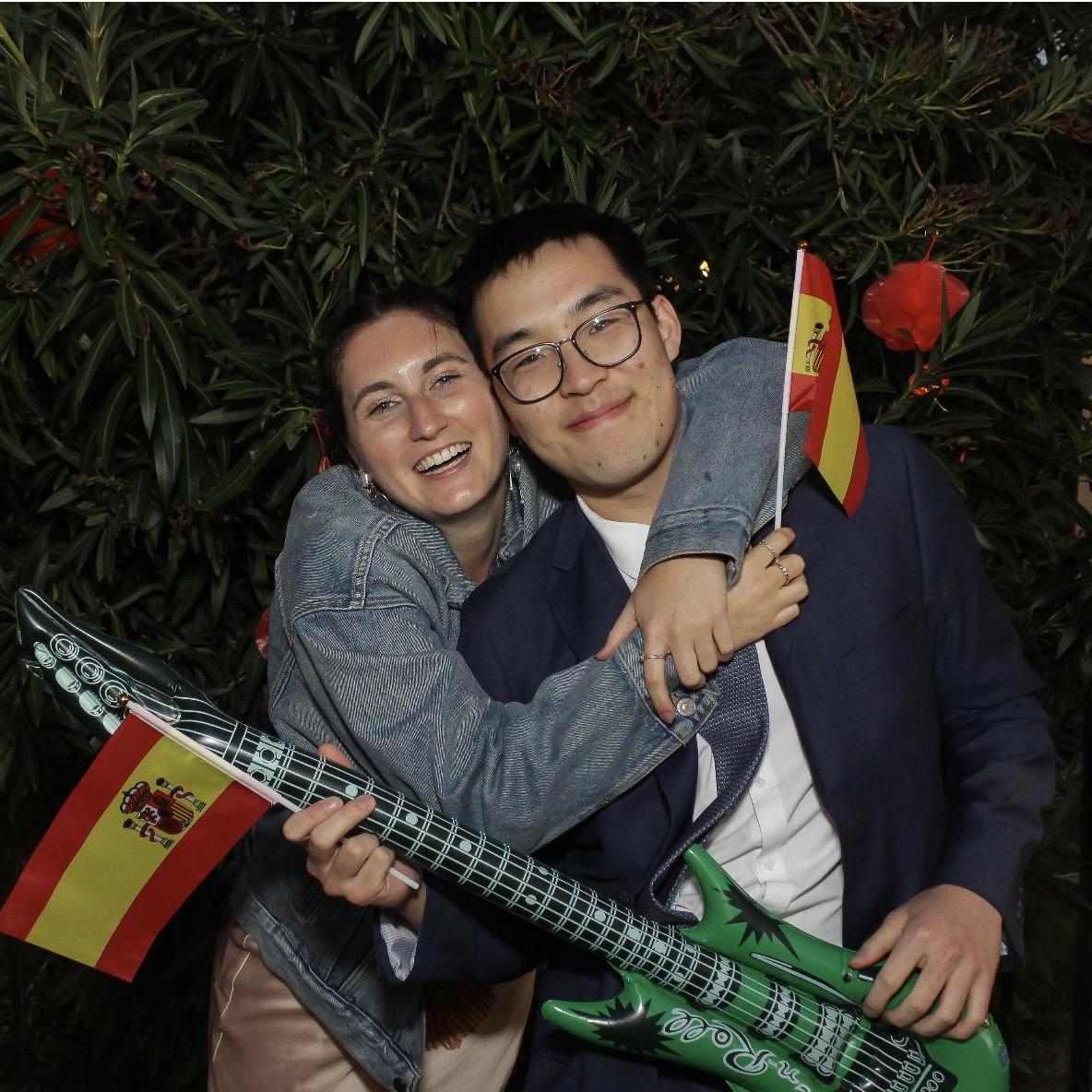Syd and Con in Spain