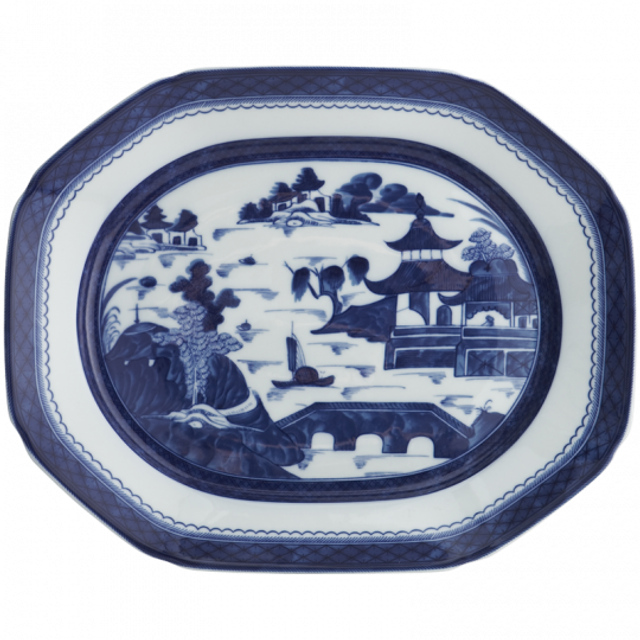 BLUE CANTON 15'' OCT. PLATTER