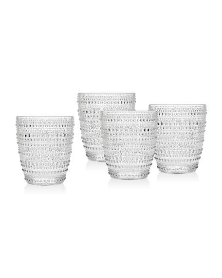 GodingerLumina Clear Double Old-Fashioned Glasses, Set of 4