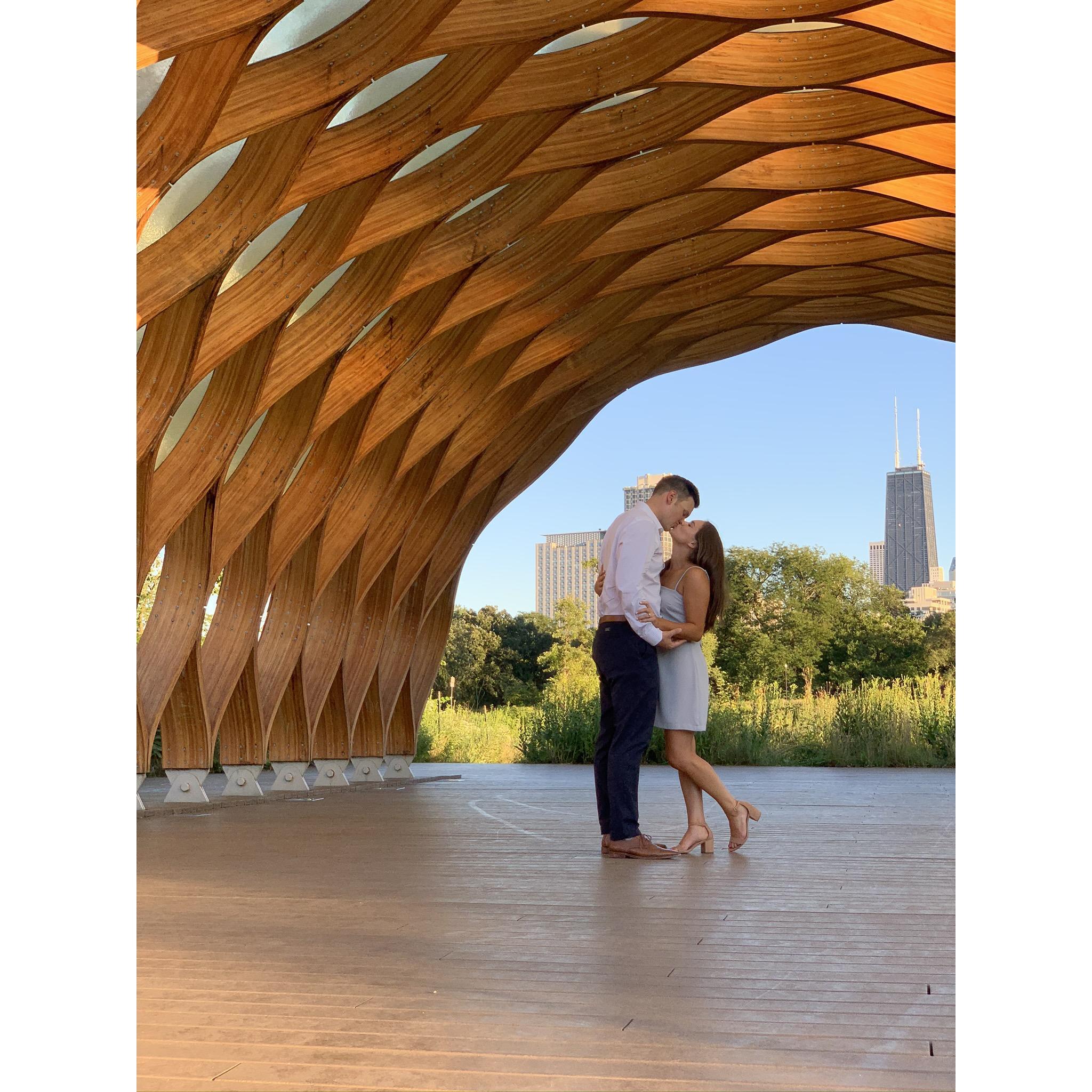 Here’s one of our favorites from our engagement photoshoot