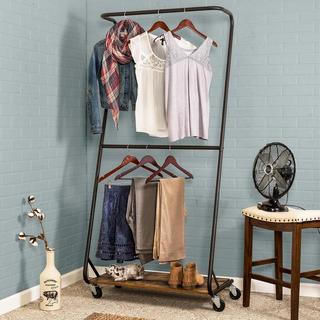 Rustic Z-Frame Garment Rack