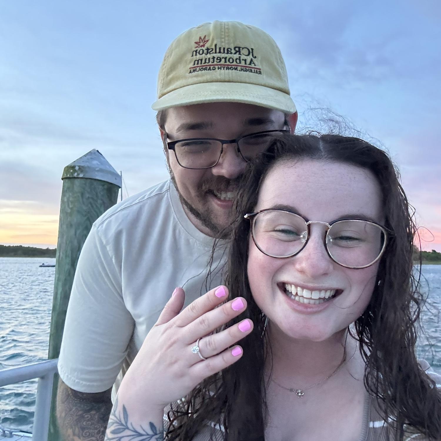 The day we got engaged in Beaufort - July 2025
