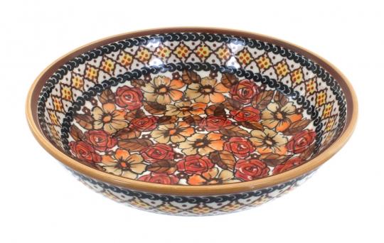 Autumn Rose Large Salad Bowl