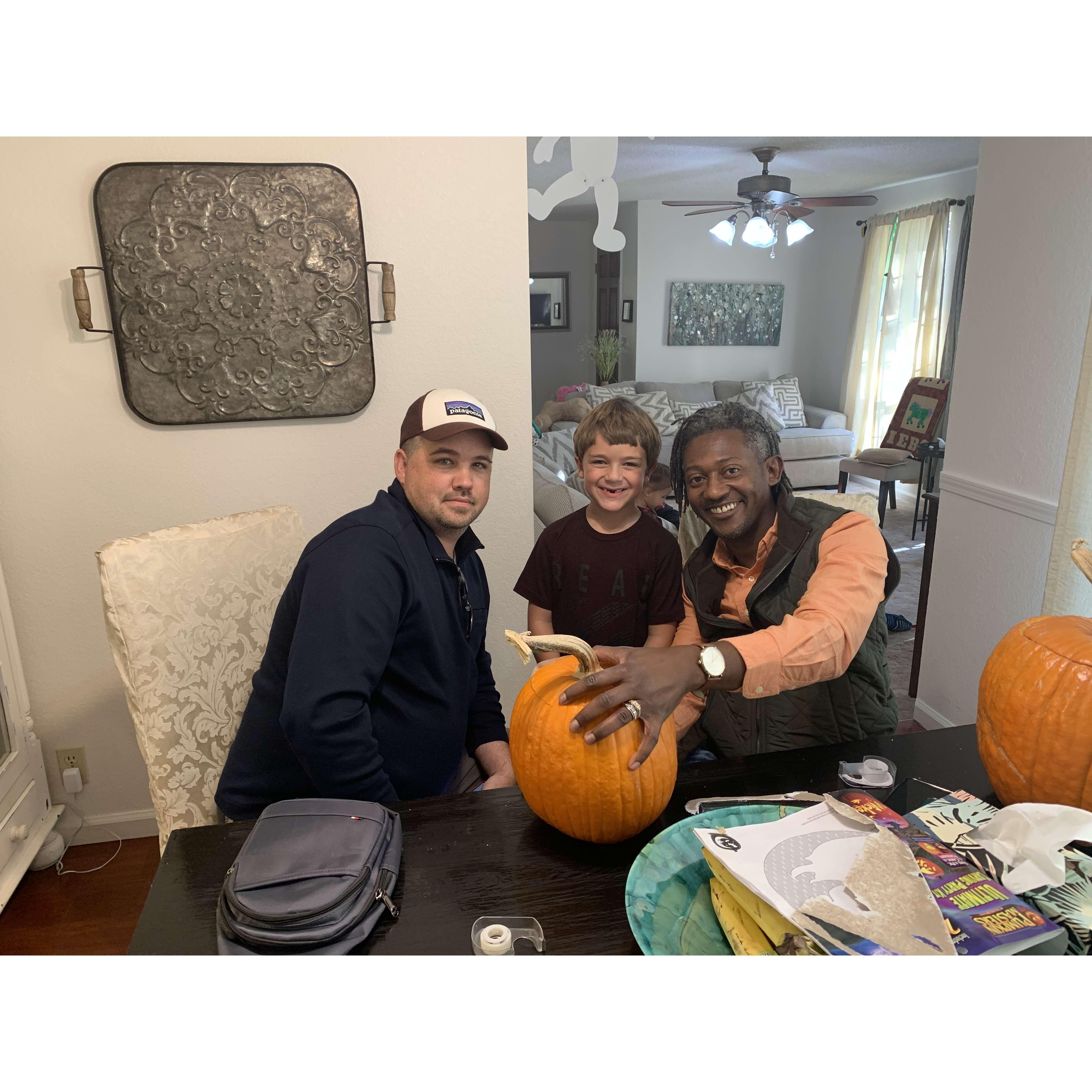 Bryan, Pierce, and Bryan in Idaho visiting Jill. I love this kid!