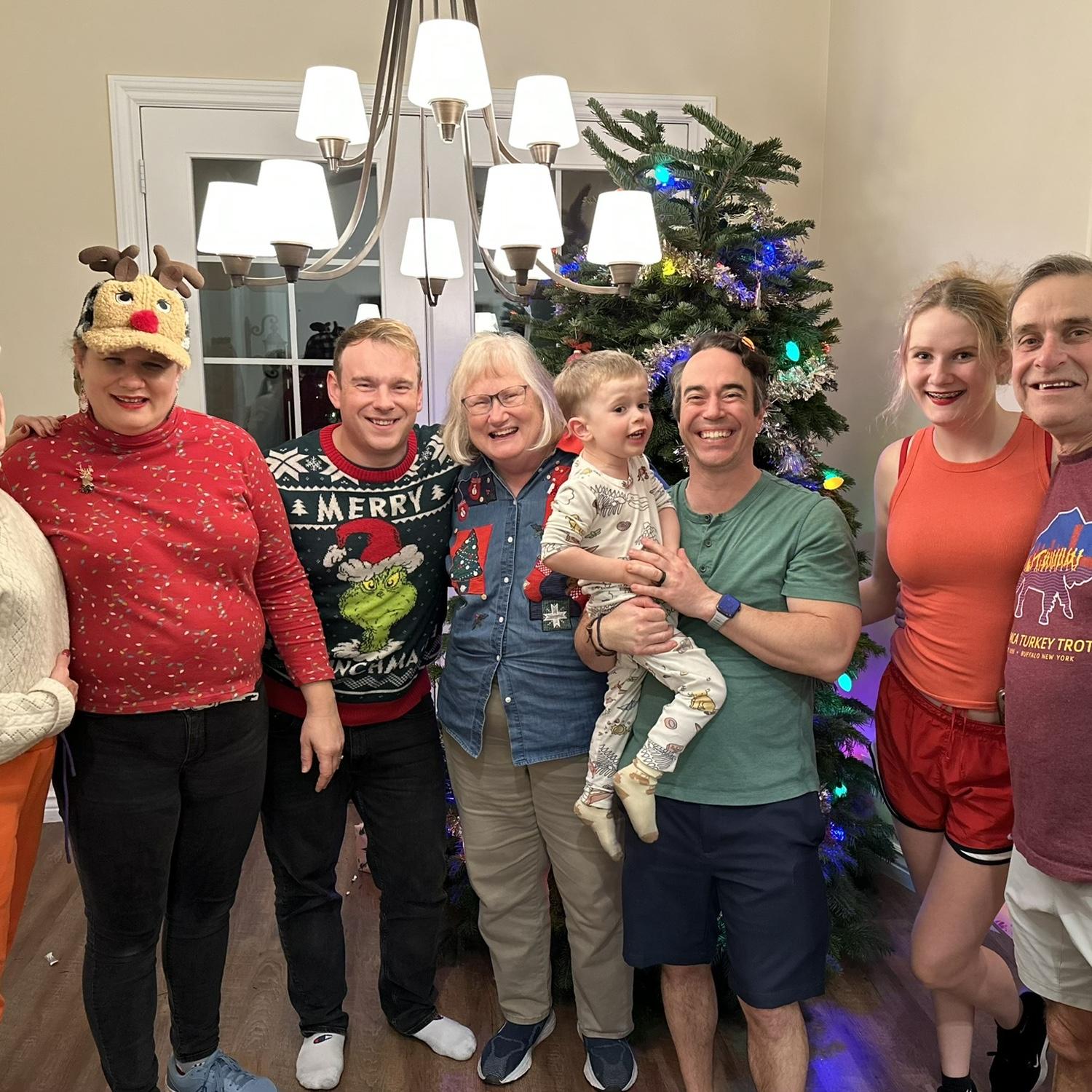 Family Christmas in Phoenix at the home of Mike's sister Catherine's and brother-in-law Dan!