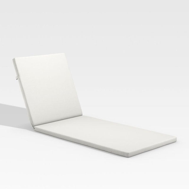 Morocco White Sunbrella ® Chaise Lounge Cushion