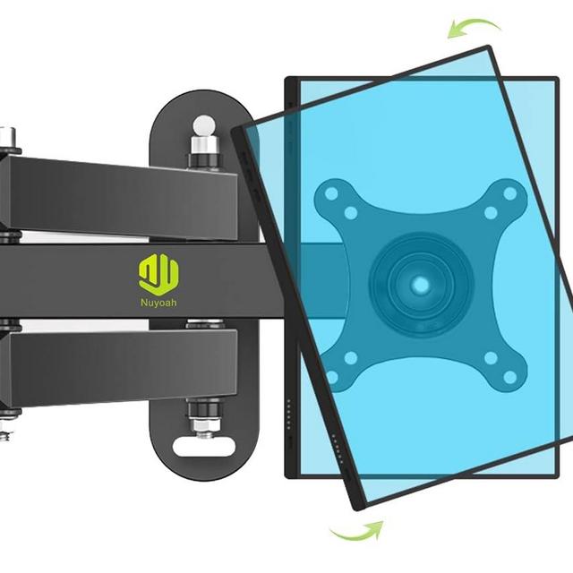 Nuyoah Wall Mount for Echo Show 15 (1st, 2nd Gen) and Echo Show 21, Echo Show 15 Wall Mounting Bracket with Swivel, Tilt, Rotation, Extension Arm, VESA 100x100mm
