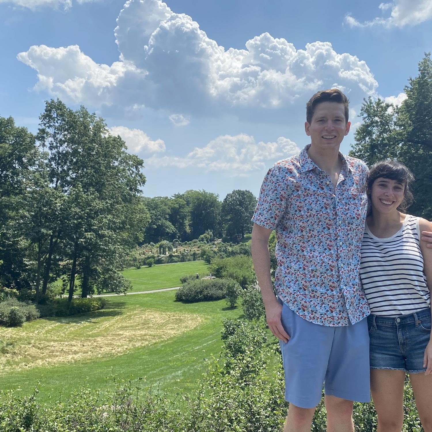 At the Bronx Botanic Gardens
