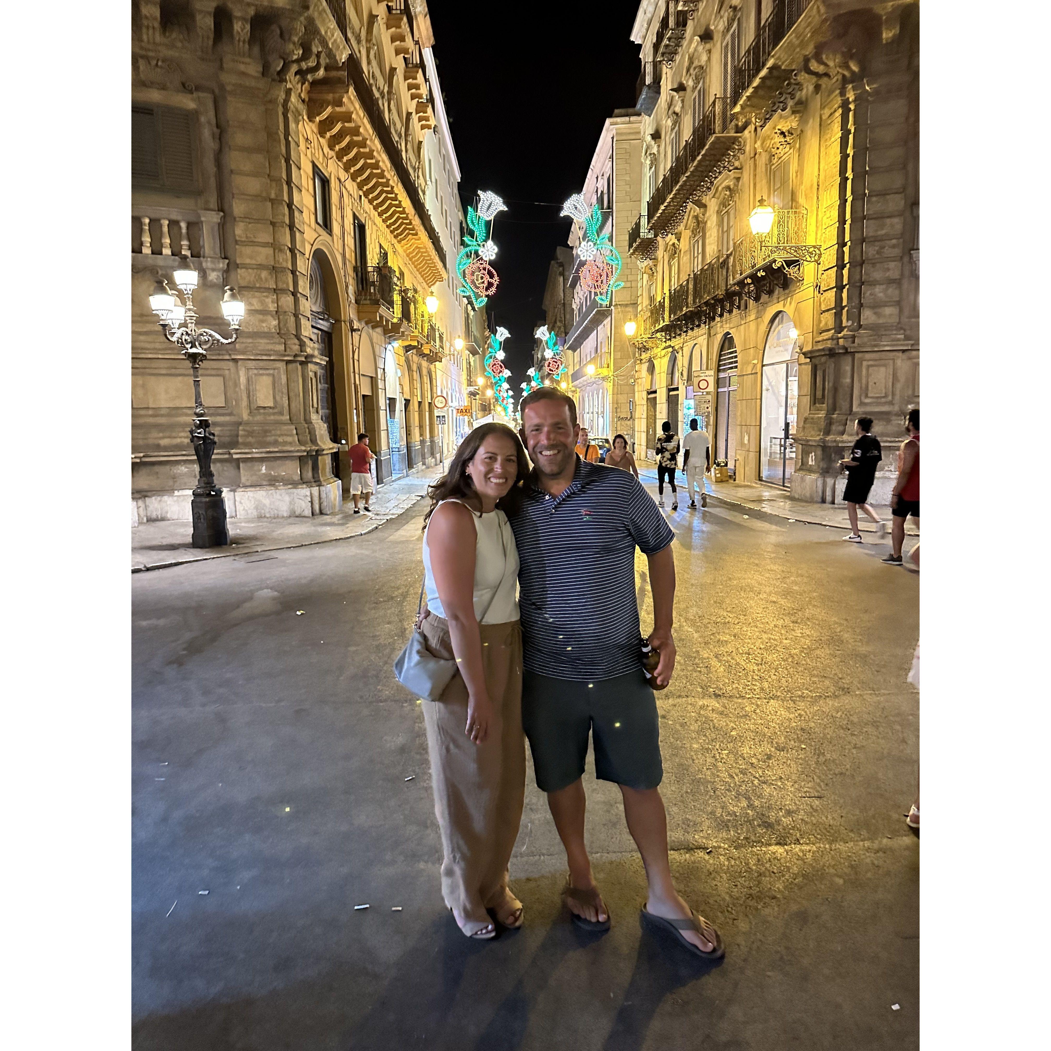 Palermo by night