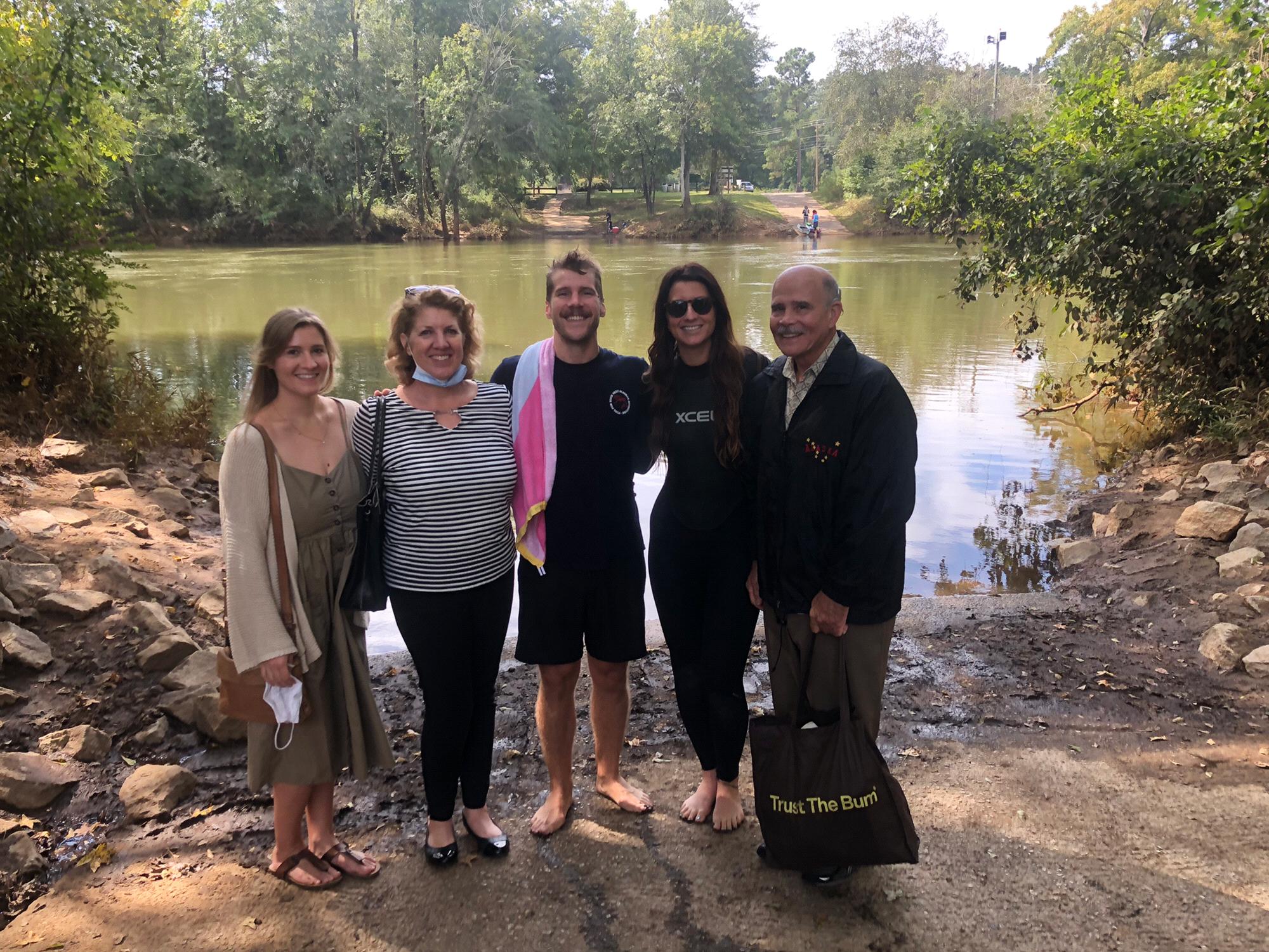 My family was able to make it out for my baptism!