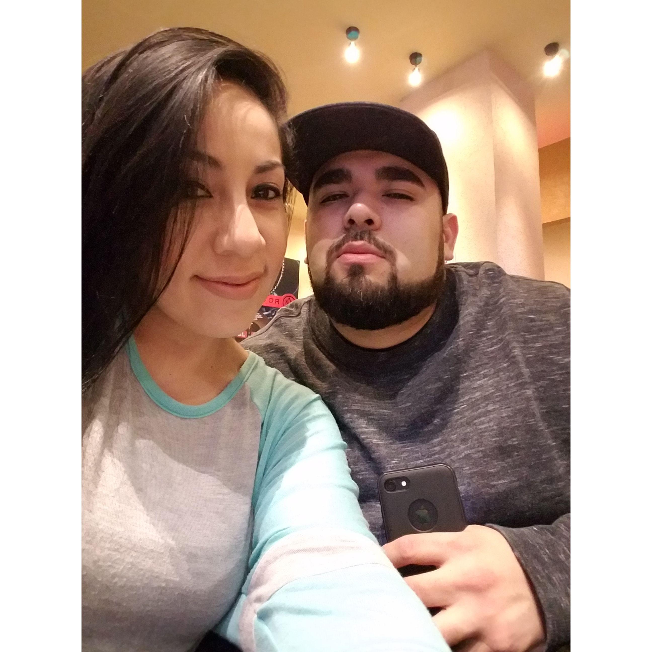 OUR VERY FIRST PICTURE TOGETHER!   (EST) 2017