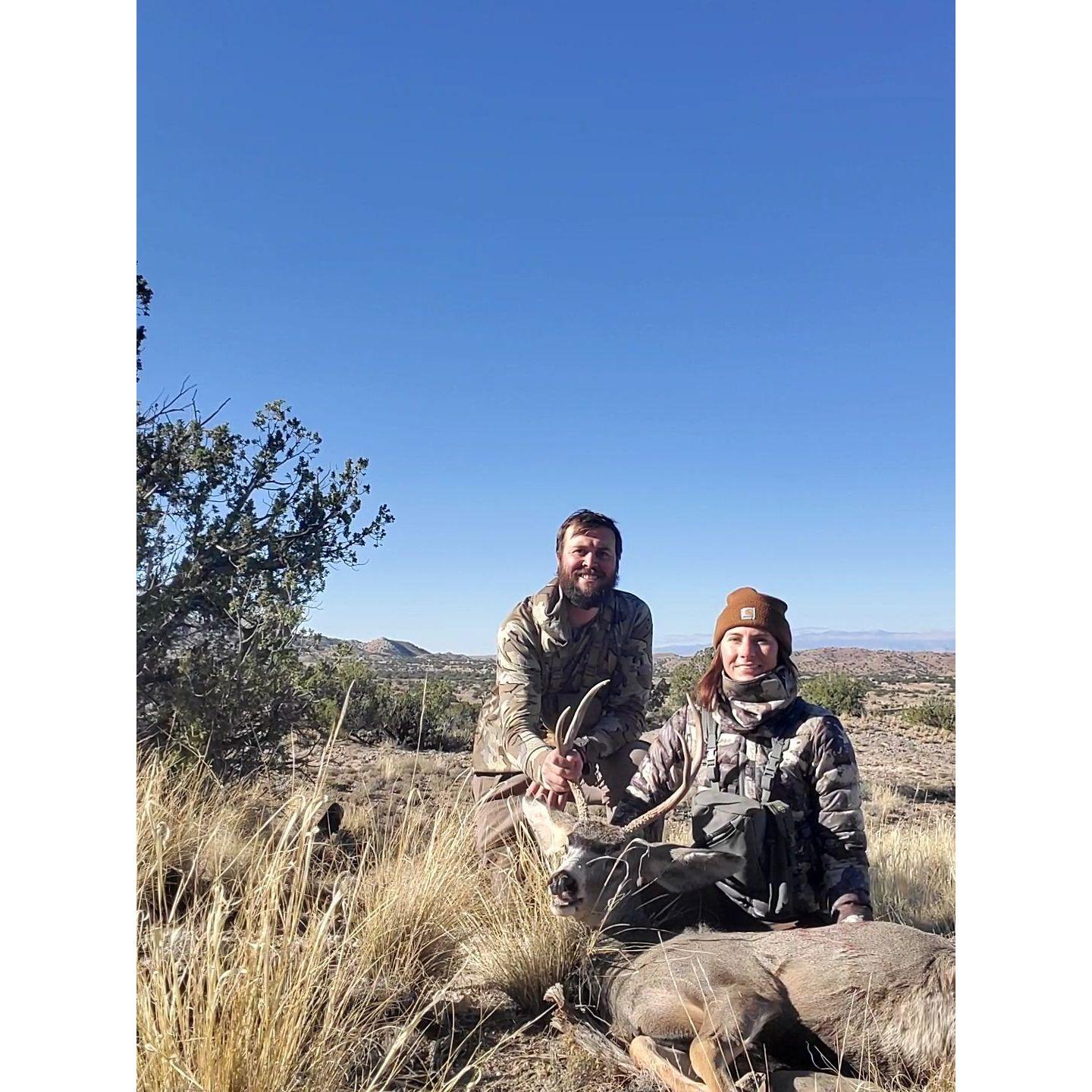 Nels' 2023 Quebradas Mule Deer (Zoë spotted all of the deer and was nice enough to let Nels go after it)