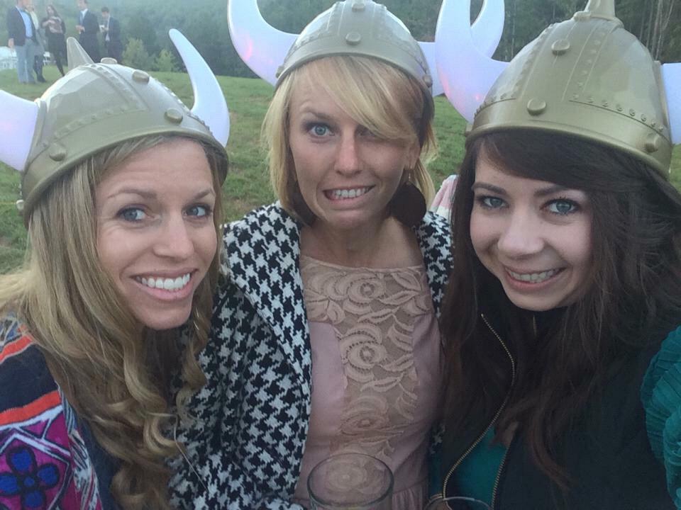 My viking crew, Christy and Jan