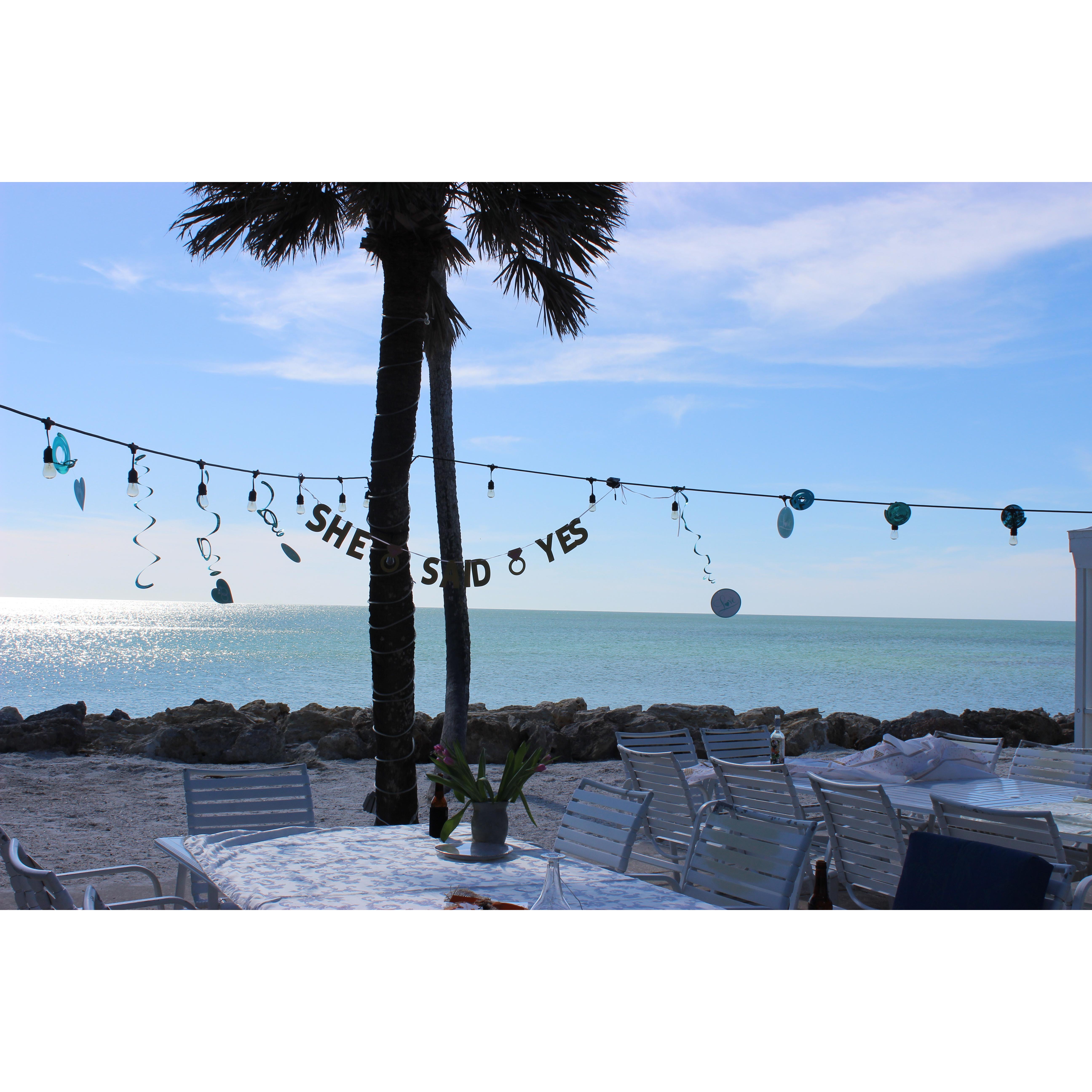 Florida engagement party