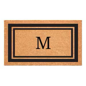 Monogrammed M Door Mat
