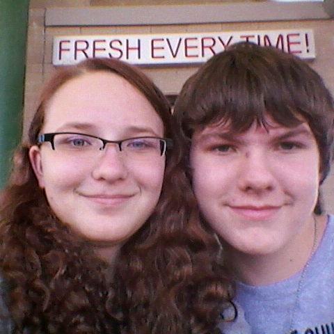 Joplyn and Austin together in 2011; the year they started dating. We went to city lights theatre on Feb 25th and watched "Gnomeo and Juliet."