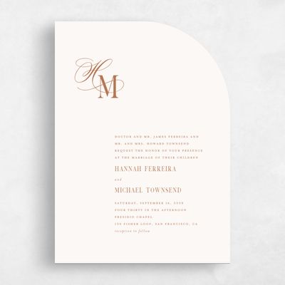 Multi-Colored Wedding Invitation - Jalen Classic