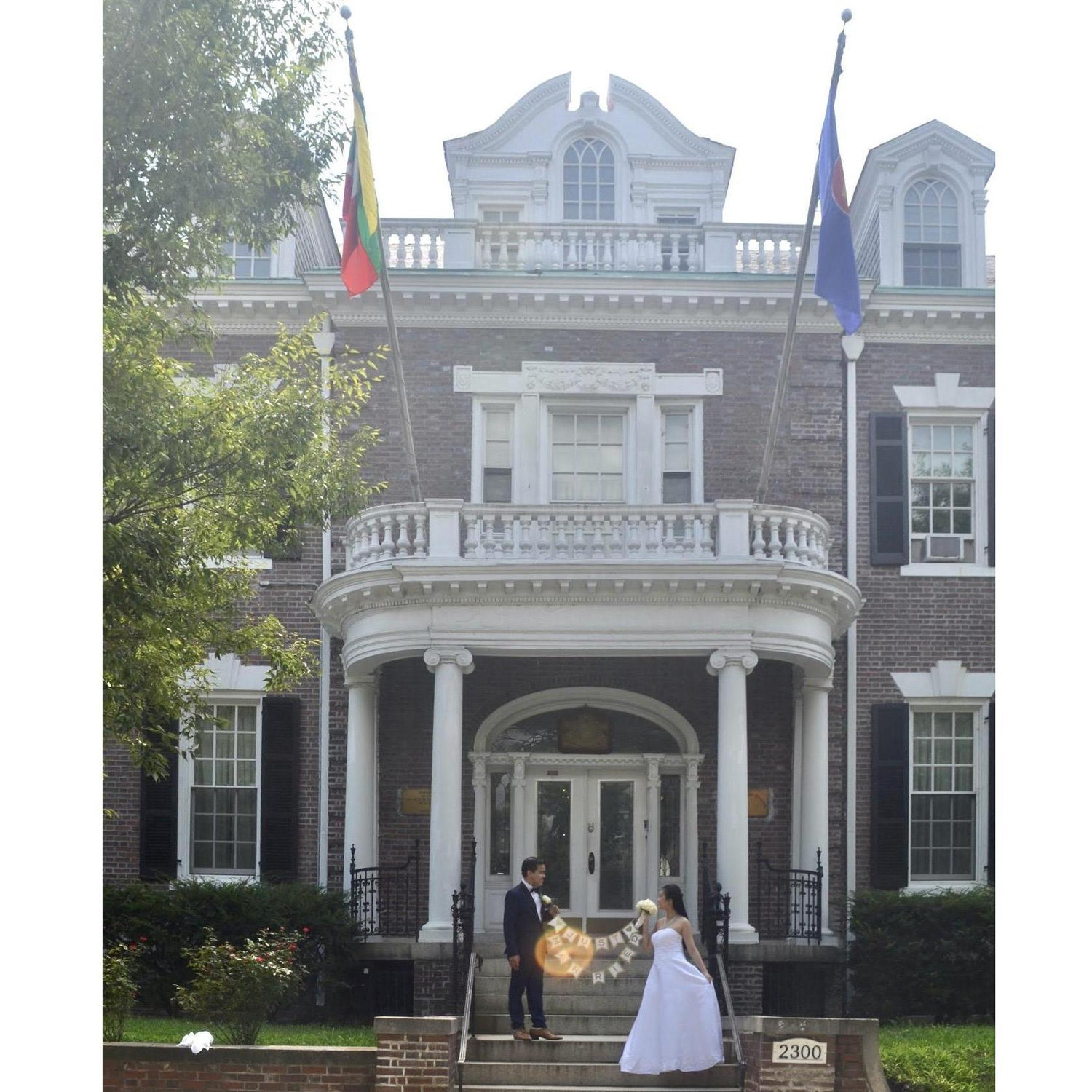 The historic mansion, which currently houses the Myanmar Embassy, was formerly the private residence of Herbert Hoover, the 31st President of the United States.