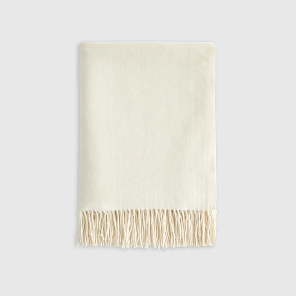Cashmere Throw | Quince in Ivory