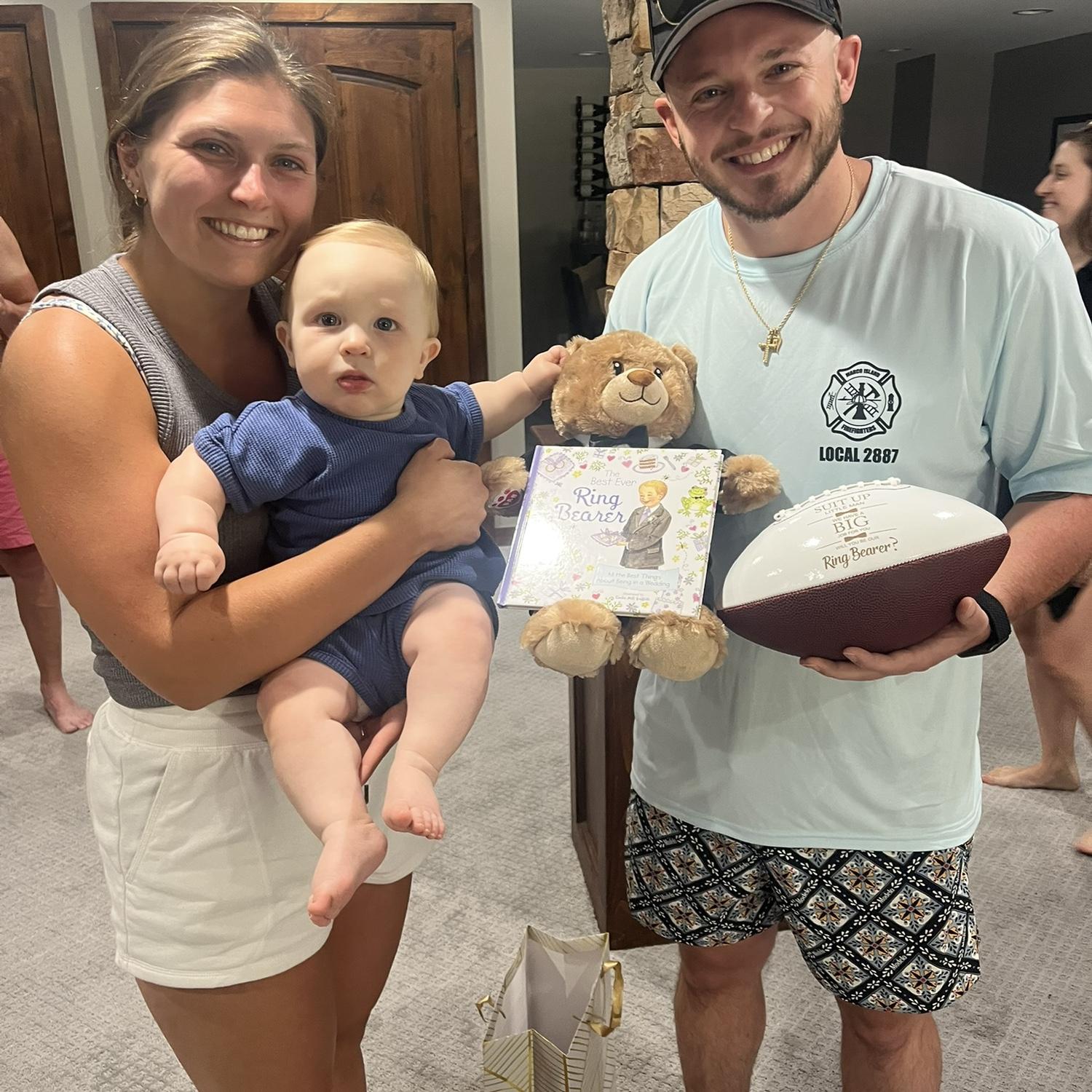 Got ourselves the cutest Ring Bearer!