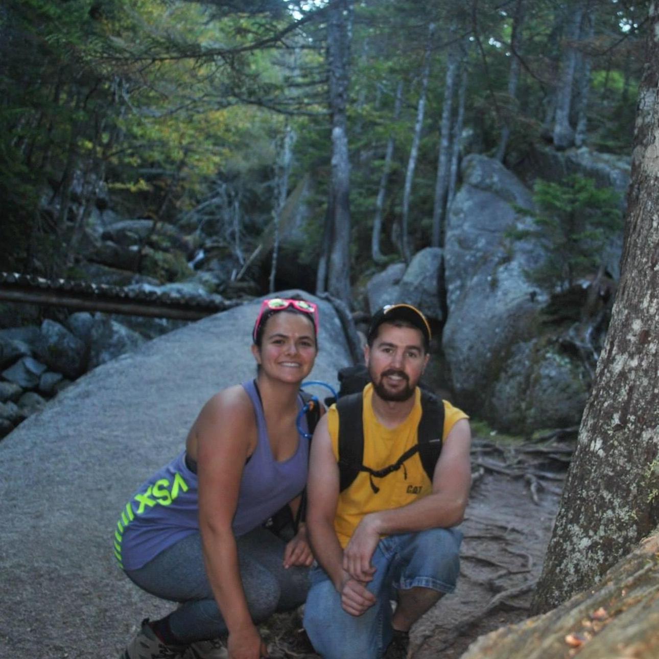 Before we hiked Katahdin together!