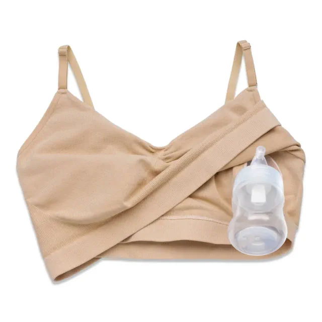 Boobie Women's Adaptive Pumping and Nursing Bralette - L/XL