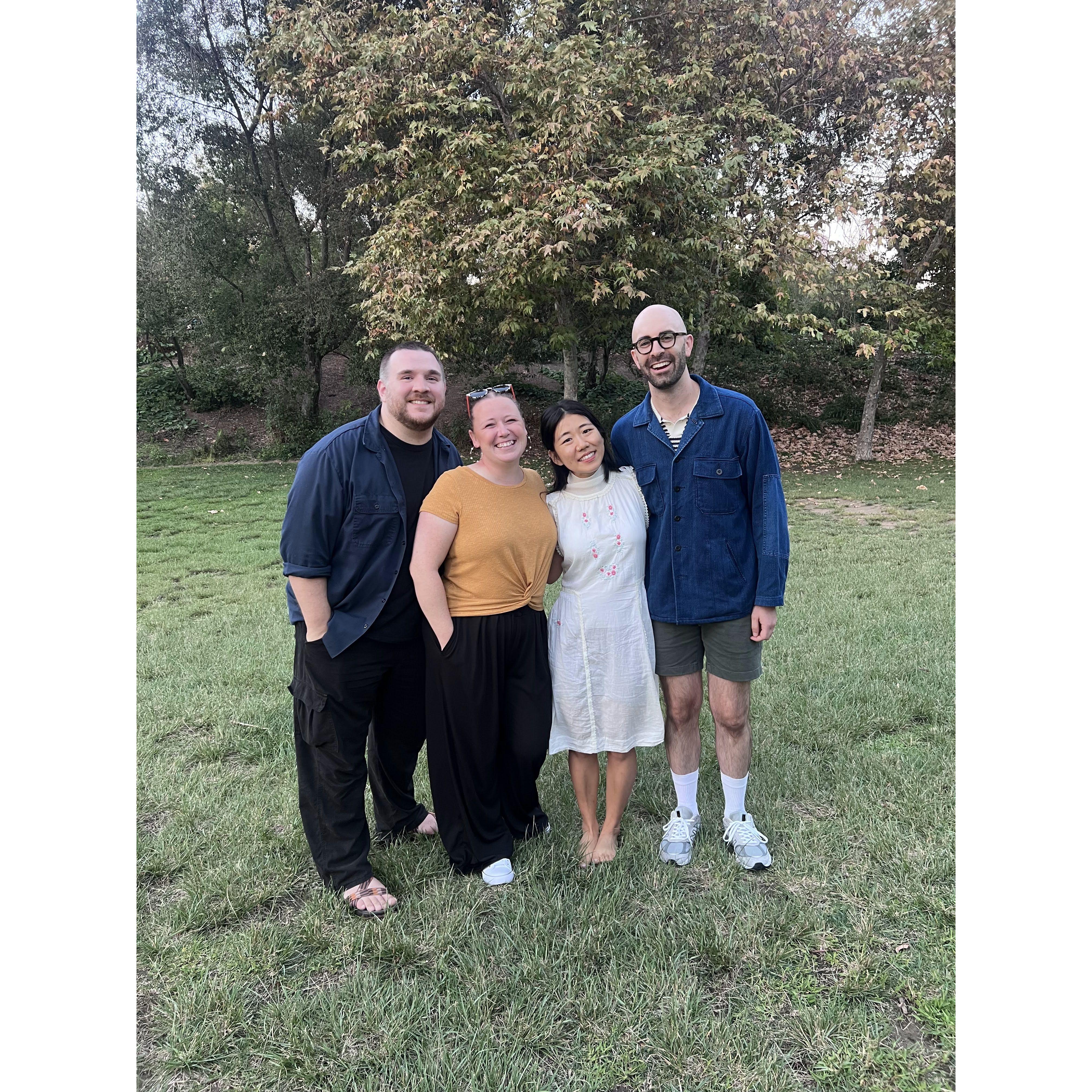 A delightful weekend celebrating our friends' wedding