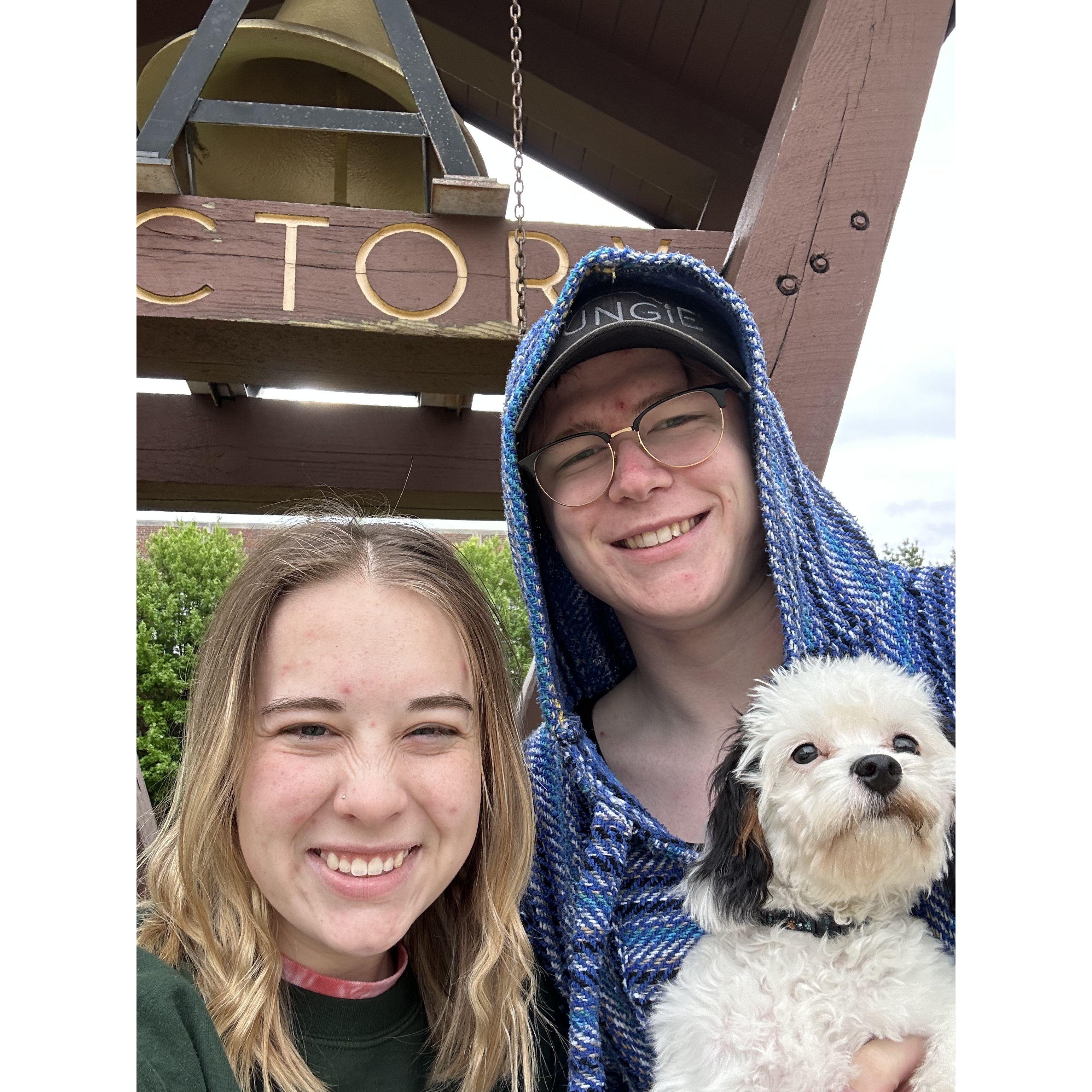 Louie and Liv came to visit for Drew's graduation!