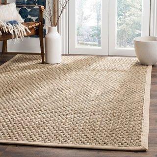 Safavieh Natural Fiber Marina Natural/ Beige Seagrass Rug - 5' x 8'