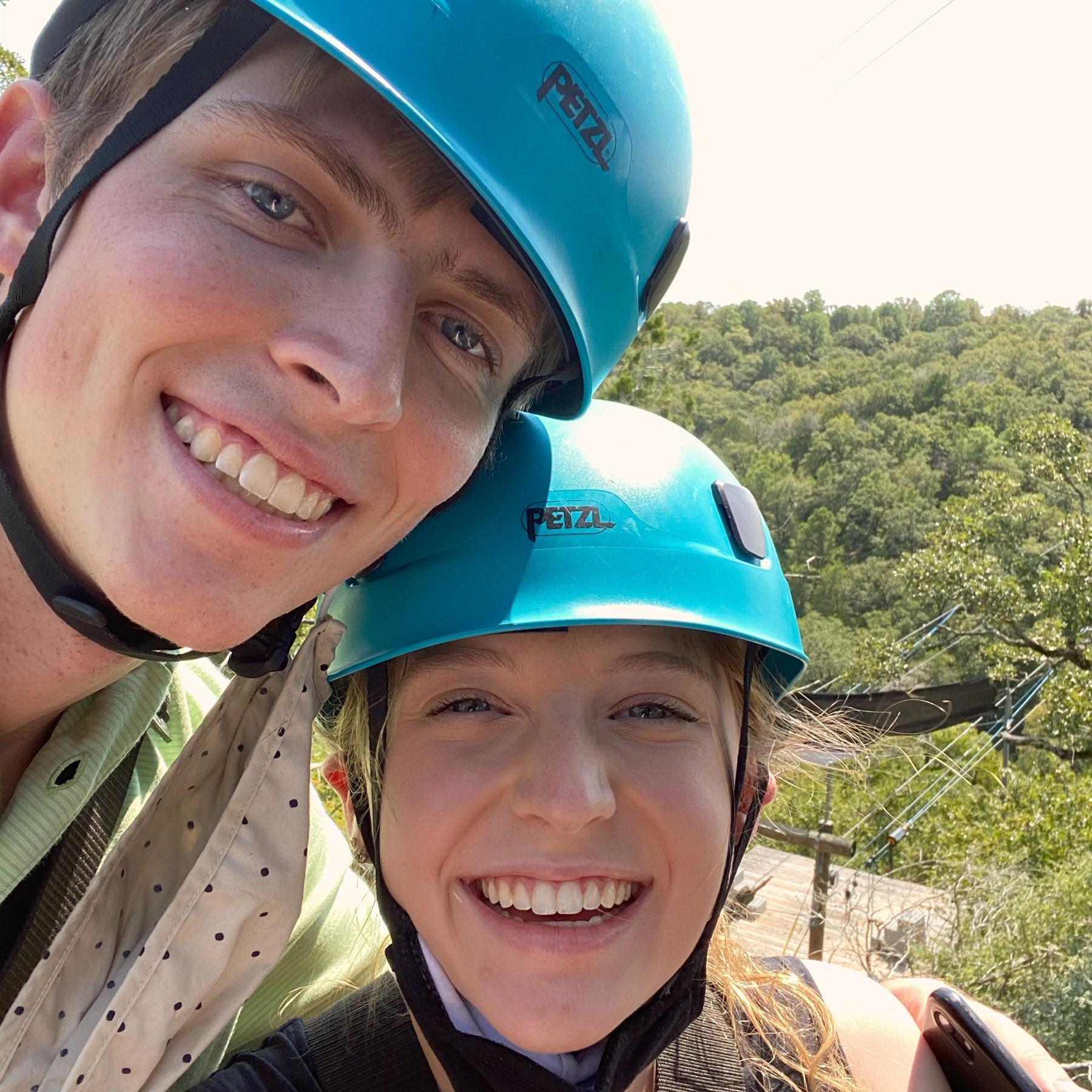 We started dating at the beginning of the COVID-19 pandemic, so most of our early dates were spent outside.