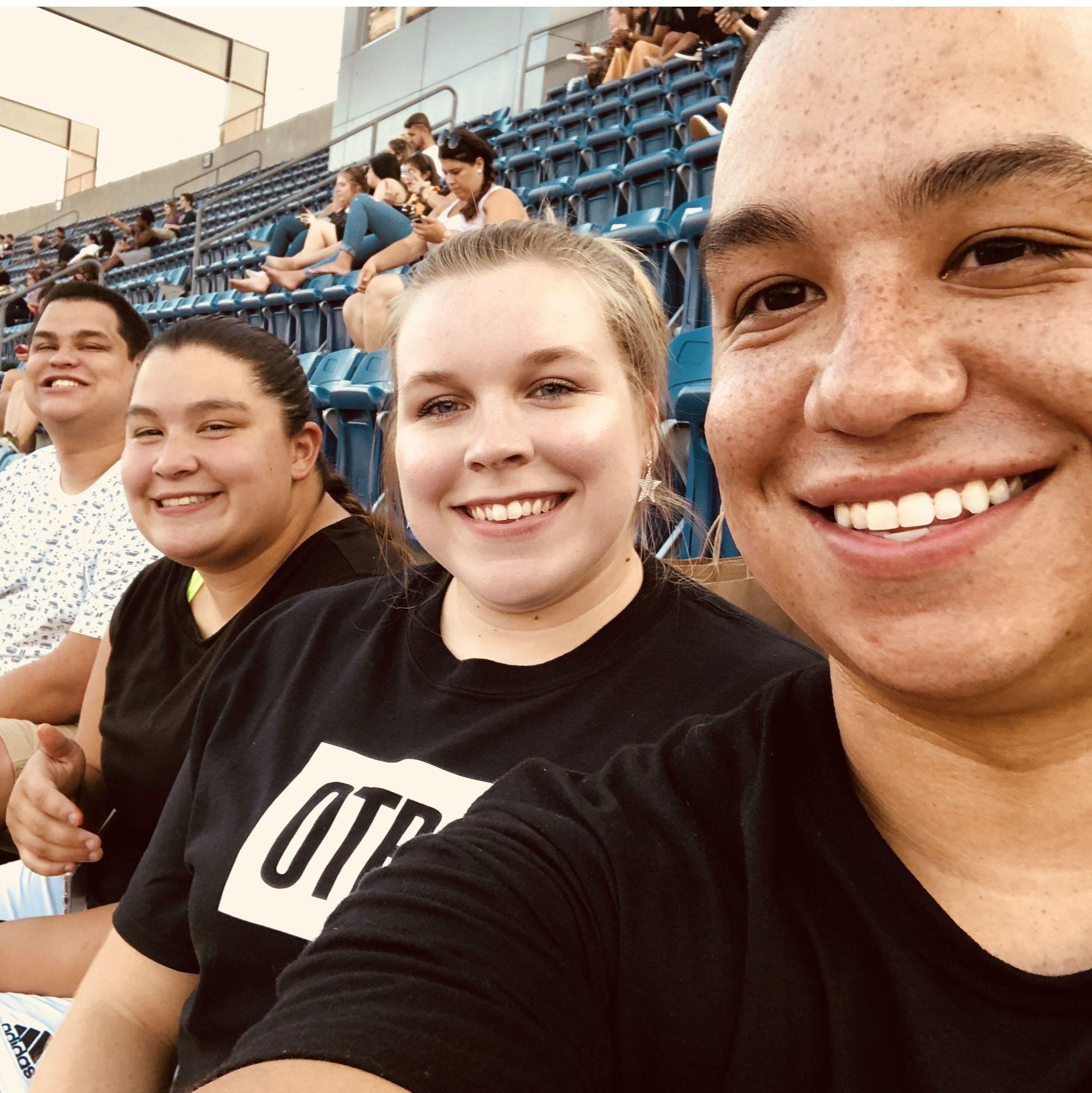 Tyler, Kayla, Carol, & Antonio before the Beyoncé concert
