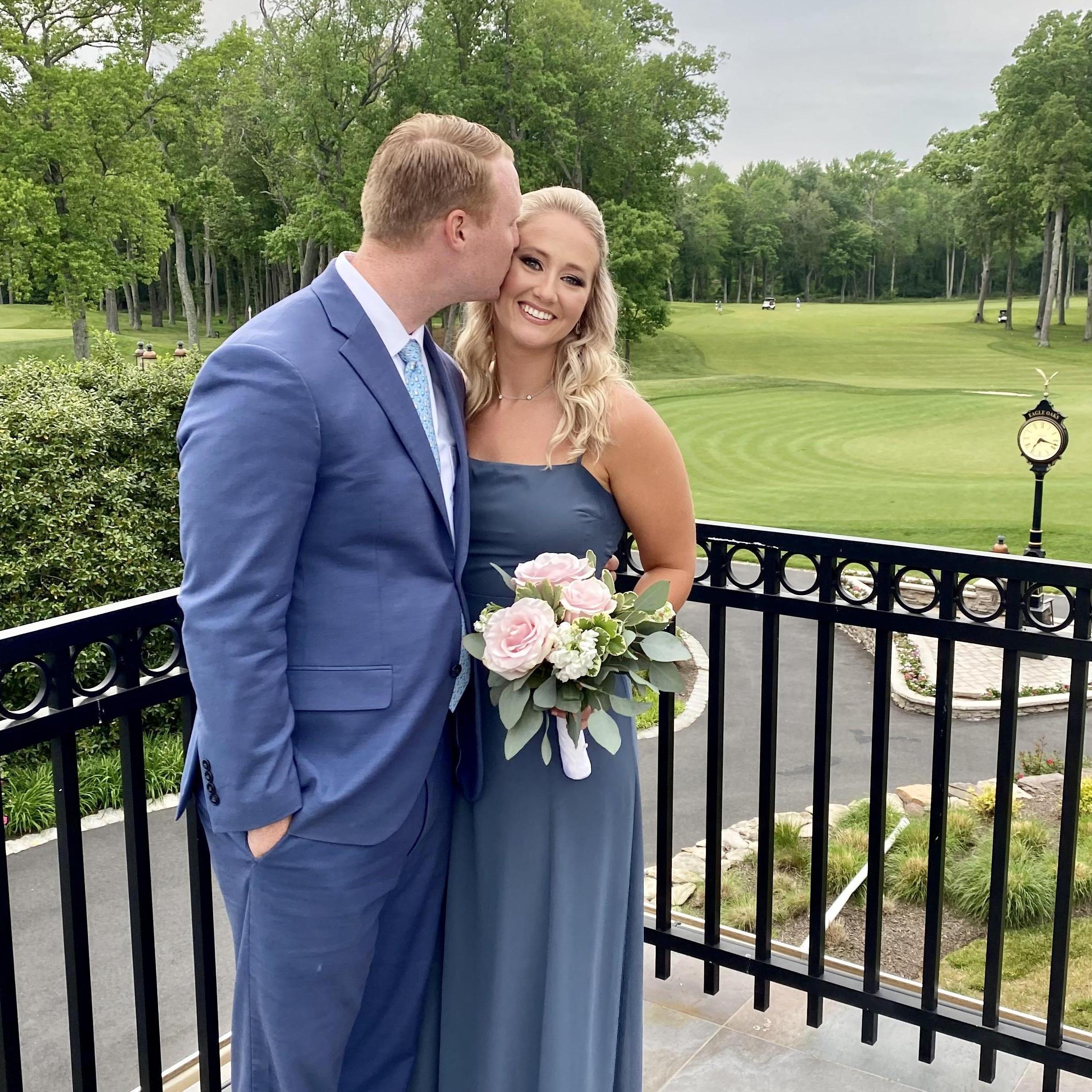 2021: Weddings were back in action! This was taken one week after Ryan proposed.