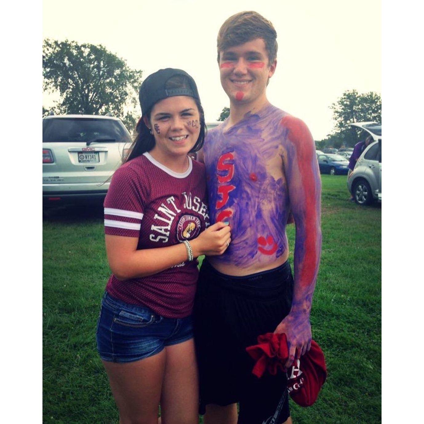 Our first photo together - September 2014