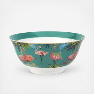 Sara Miller The Tahiti Flamingo Candy Bowl