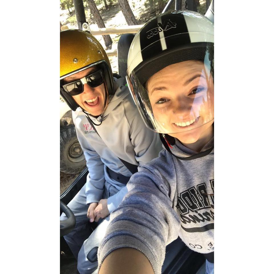 We flipped our ATV but we aight!