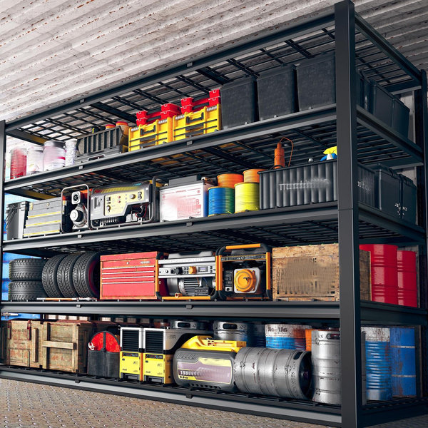 Ar Shelving Garage Series 71 in. H X 35.7 in. W X 18 in. D Metal Shelving Unit