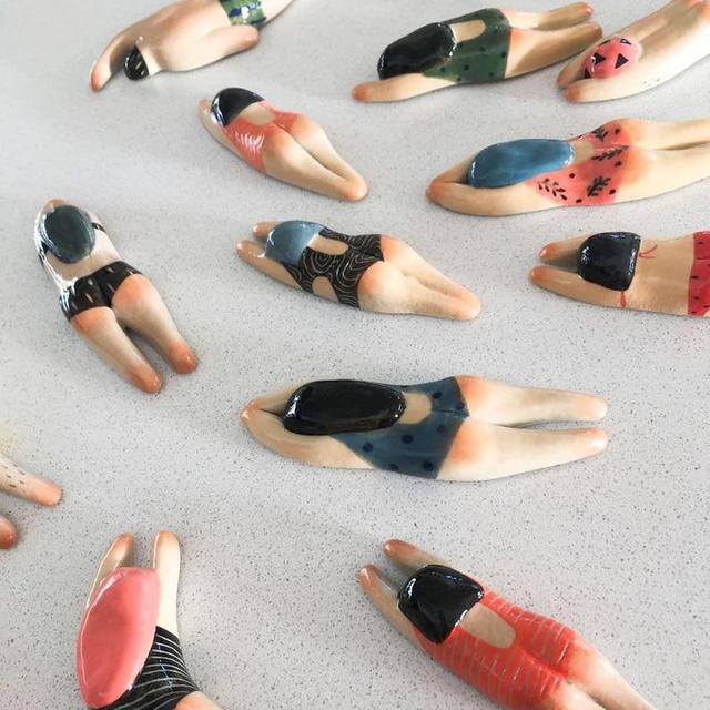 Ceramic Magnets by Artist Junty