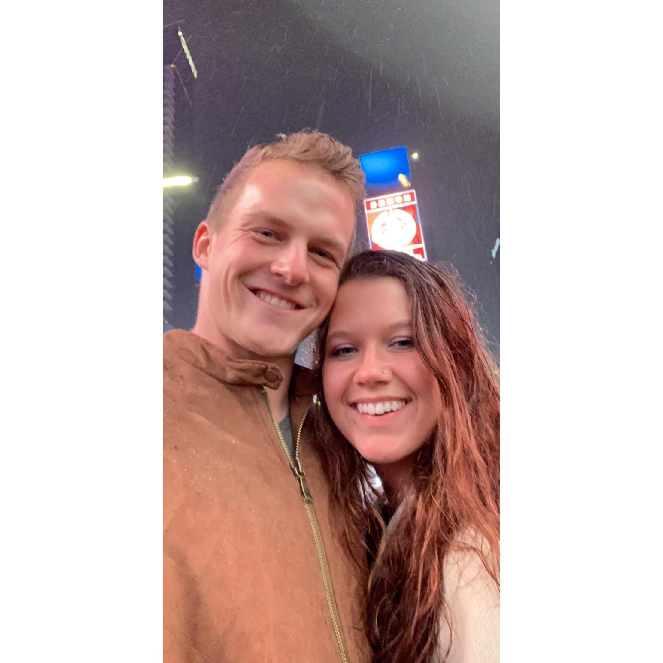 Our second first date: Time's Square, NYC, November 24, 2018