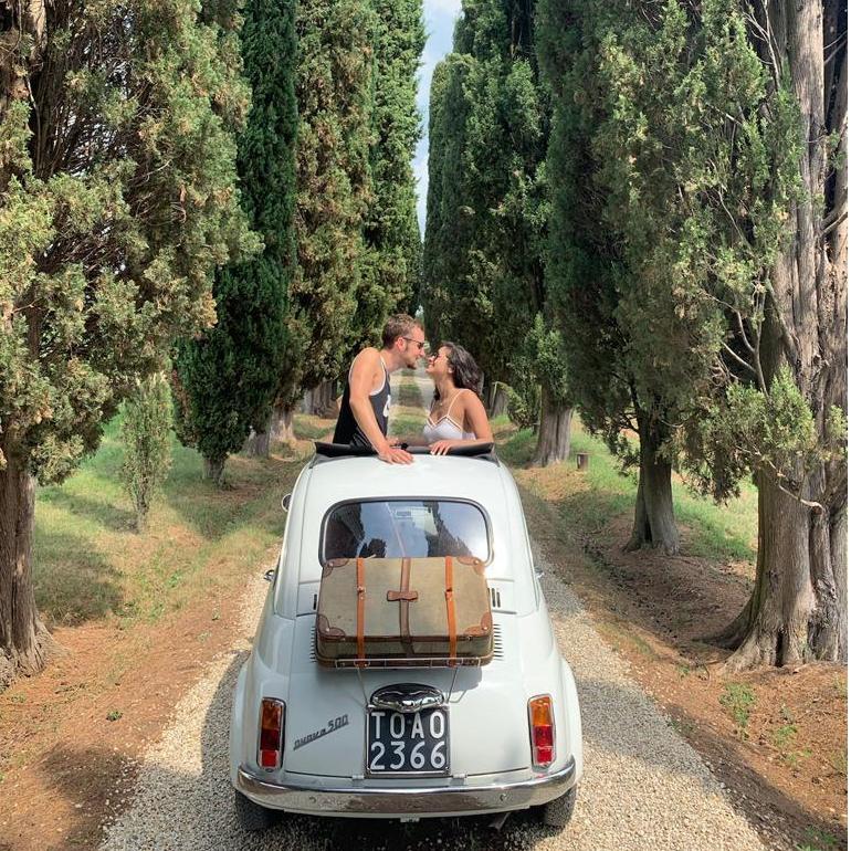 Pretending to elope in Italy