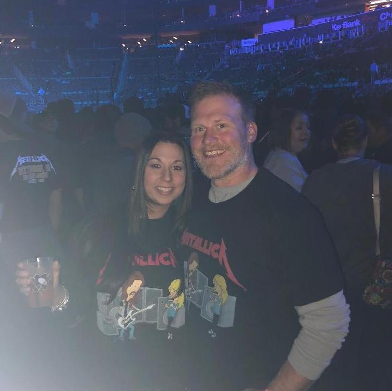 Erin's first Metallica!
