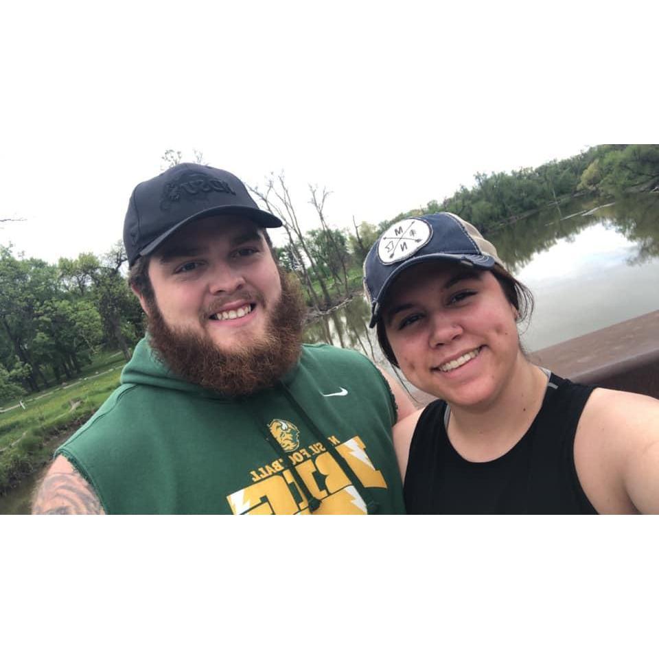 We like to go on walks together and talk about random things.