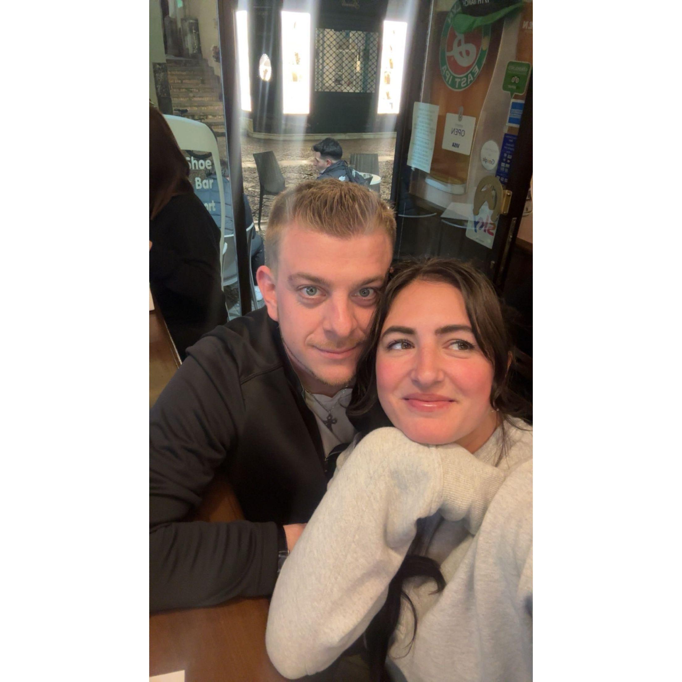 Irish German bar we found in Sorrento, Italy